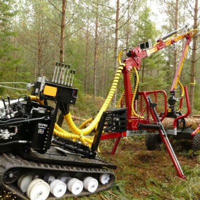 Järnhästen Flex med driven vagn