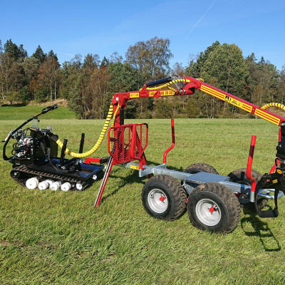Griplastarvagn T1650 med 30-40 kran