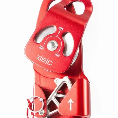 Spärrblock enkel 60mm trissa