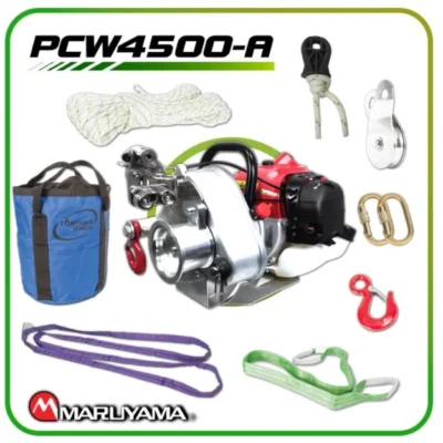 PCW4500-A Bärbar 2-taktsvinsch med tillbehör